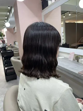 ミディアム パーマ 韓国風パーマ/ヘア セット/店長みづきのヘアスタイル