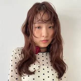 ロング カラー 暖色レイヤー 🥀REIRIのヘアスタイル