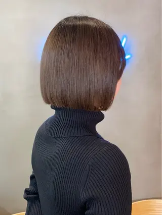 ミディアム Lond azur所属・🇰🇷韓国レイヤー 韓国風ボブのヘアスタイル