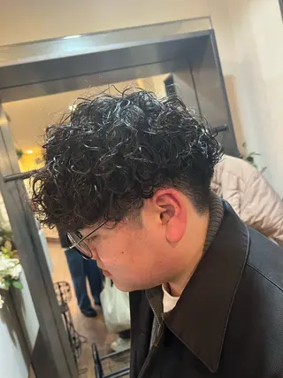 ミディアム パーマ メンズ パーマが得意な【最高 悠斗】のヘアスタイル