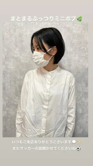 ショート C’LD hair  produce /シールドヘア所属・モテ髪/ボブ/ショー ト/アダチフウトのヘアスタイル