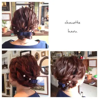 セミロング ヘアアレンジ サダハルカ ｜chouetteのヘアスタイル