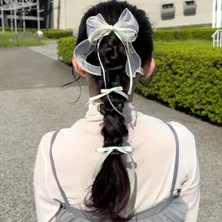 ロング 鈴木 彩莉のヘアスタイル