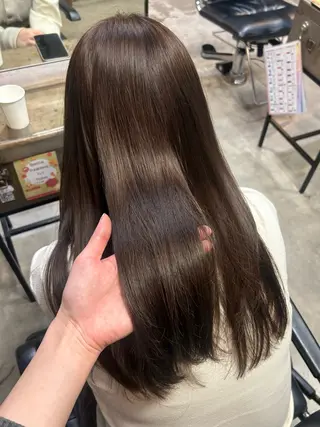 ロング カラー 韓国ボブ/レイヤー カット/ EMIRIのヘアスタイル
