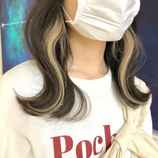 ミディアム カラー 🫧tomoka 透明感カラー🫧のヘアスタイル