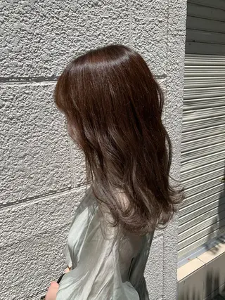 セミロング カラー _WHITE所属・黒川 陵のヘアスタイル