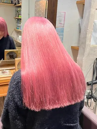 ミディアム LORE福岡天神 韓国/ブリーチのヘアスタイル