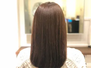 セミロング 髪質改善✨️透明感カ ラー✧*。山下さいみのヘアスタイル