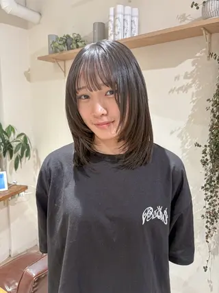 セミロング 似合わせカット ▫️ｲﾁｶ🌻のヘアスタイル