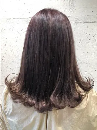 セミロング 松本  夏海のヘアスタイル