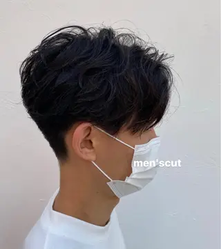 メンズ 顔周りレイヤー 🎀マリノのヘアスタイル