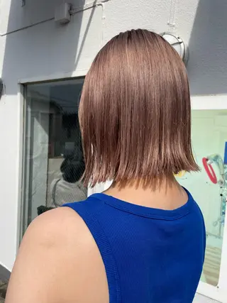 ミディアム カラー 平 ちひろのヘアスタイル