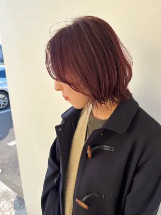 ミディアム 松本 茜のヘアスタイル