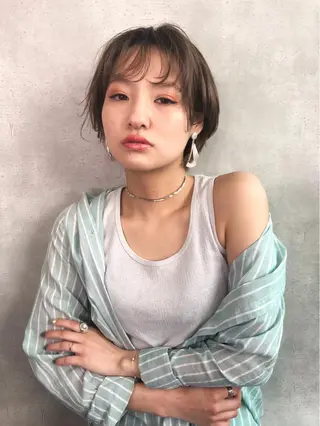 ショート fit stand /HIIRAGIのヘアスタイル