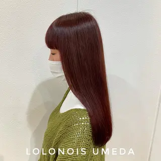 ロング カラー Lolonois梅田 /Okazaki:)のヘアスタイル