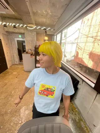 ミディアム カラー どす こいのヘアスタイル