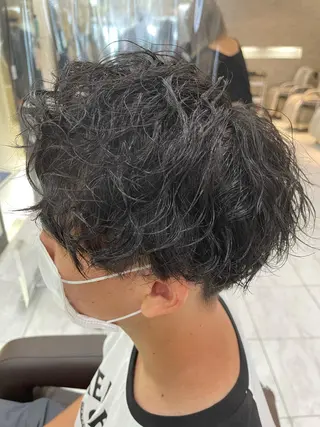 ショート ❄️メンズカット 落合諒❄️のヘアスタイル