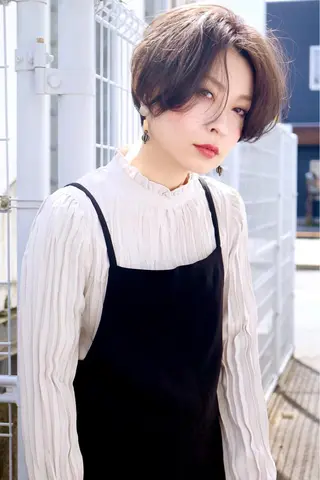 ミディアム 村上 楓弥のヘアスタイル