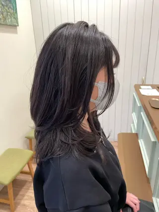 ミディアム 韓国／大宮／レイヤー 🤍AYA🤍のヘアスタイル