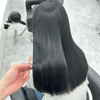 ロング カラー ダブルカラー 韓国レイヤーKYONのヘアスタイル