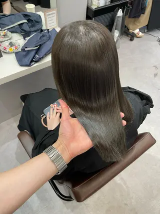 ミディアム 髪質改善×韓国ヘア HIROのヘアスタイル