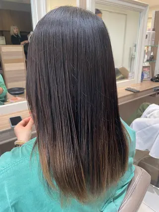 ミディアム パーマ 韓国ヘアメイク🎀/ 縮毛矯正✨山本媛香のヘアスタイル