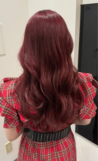 セミロング カラー 平田 七海のヘアスタイル