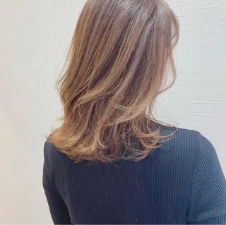 セミロング 田中 美優のヘアスタイル