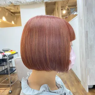 ショート カラー 大場 優のヘアスタイル