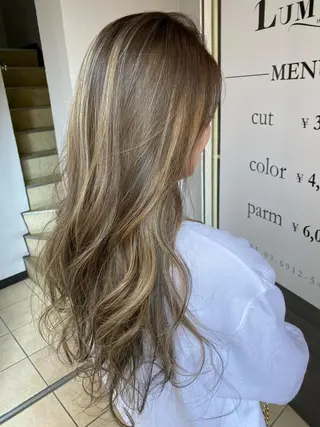 ロング カラー 【艶髪×韓国風】 毛流れ職人 RYOのヘアスタイル