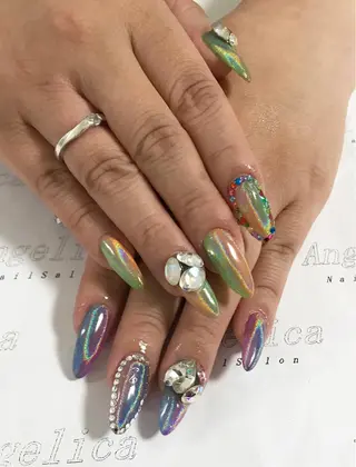 ネイル Angelica ネイリストのネイルデザイン