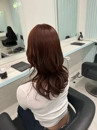 ロング カラー 🩷モテ髪＆透明感 🩷ミルクティー🩷のヘアスタイル