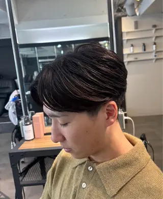 メンズ メンズ縮毛矯正サロン　EXCIA 西宮北口店所属・SHO  EXCIA 西北メンズサロン✂️のヘアスタイル