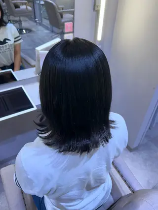 ミディアム カラー 🐰🎀艶髪特化 yuzuka🎀🐰のヘアスタイル