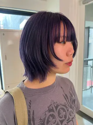 ショート 💥ウルフカット デザインあんな💥のヘアスタイル