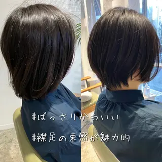 ショート ✨圧倒的満足度◎ 小顔美人ショート✨佃のヘアスタイル