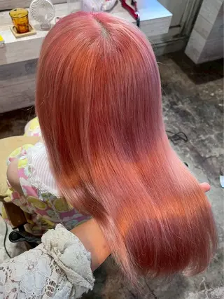 ロング カラー ハイトーン/韓国風/ 艶髪/吉祥寺のヘアスタイル