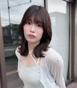 ミディアム hers所属・【縮毛矯正支持絶大】 RYOJIのヘアスタイル