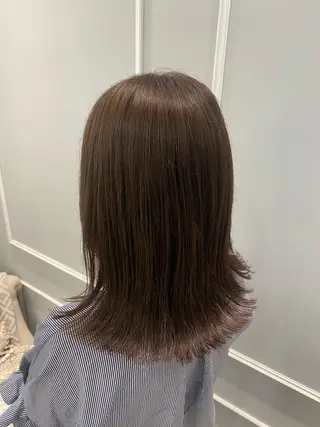 セミロング 韓国ヘア🍒渡辺 咲🍒のヘアスタイル