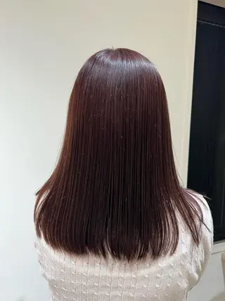 ミディアム カラー 茂木 未海のヘアスタイル