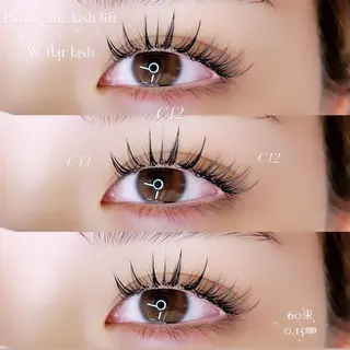 マツエク・マツパ GALN 🎀 yumi パリエクのマツエク・マツパデザイン