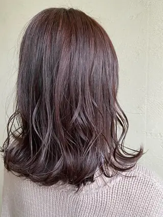 ミディアム カラー ami🍑艶カラー/ 髪質改善/透明感のヘアスタイル
