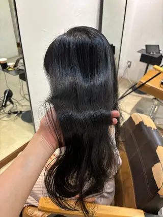 ミディアム 盛れる透明感カラー・ momokaのヘアスタイル