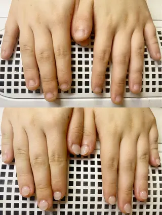 ロング カラー ネイル Q Free nailsのネイルデザイン