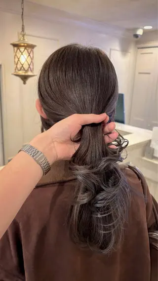 ミディアム カラー ナチュラル×透明感 /kazutoのヘアスタイル