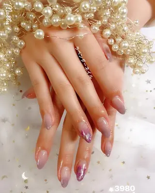 ネイル ラベンダー💖日暮里 ルル💖ネイルのネイルデザイン