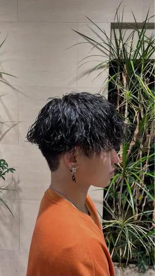 パーマ メンズ シールエクステ/メン ズパーマ/鎌倉/ユウのヘアスタイル