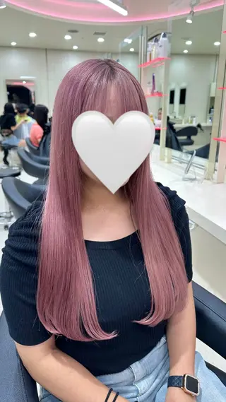 ロング カラー ヘアアレンジ 🎀 yuuka🎀のヘアスタイル
