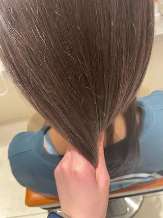 セミロング カラー Merry  Land日吉所属・暖色/ベージュ/ メンズ/鈴木彩のヘアスタイル