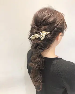 ロング ヘアアレンジ 韓国ヘア🇰🇷 トヨキトキコのヘアスタイル